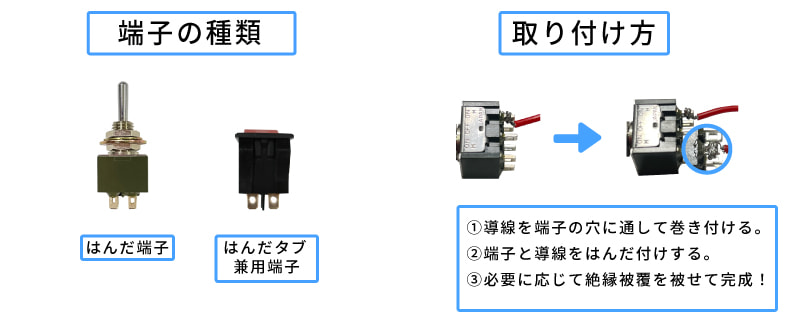 スイッチの基礎知識】端子の種類｜SwitchLabo｜スイッチラボ